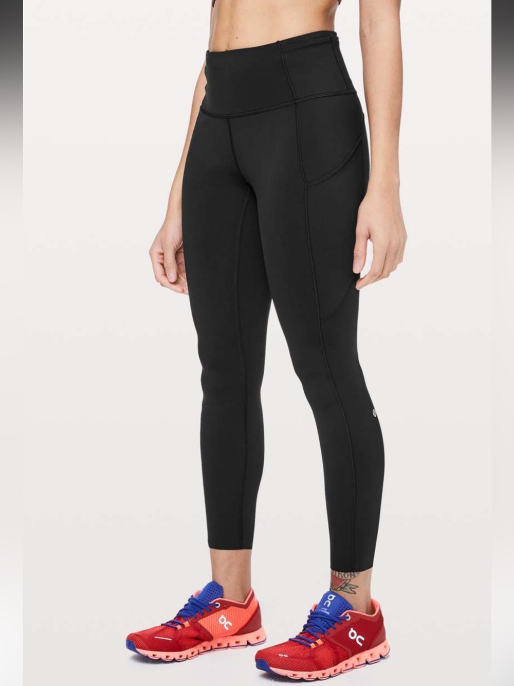 Lululemon Fast & Free 7/8 Tight II *Non-Reflective Nulux 25" - 4